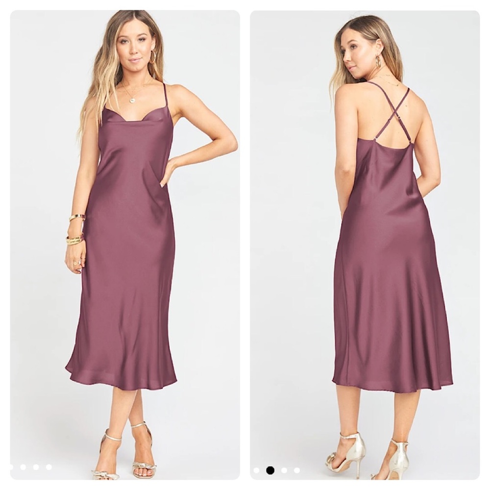 NWT Verona Cowl Dress Duty Plum Size XS